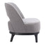 Sillón Ocasional para Sala de Espera - ZUO MISTLEY - Gris - Asiento y Respaldo Tapizados
