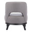 Sillón Ocasional para Sala de Espera - ZUO MISTLEY - Gris - Asiento y Respaldo Tapizados