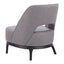 Sillón Ocasional para Sala de Espera - ZUO MISTLEY - Gris - Asiento y Respaldo Tapizados