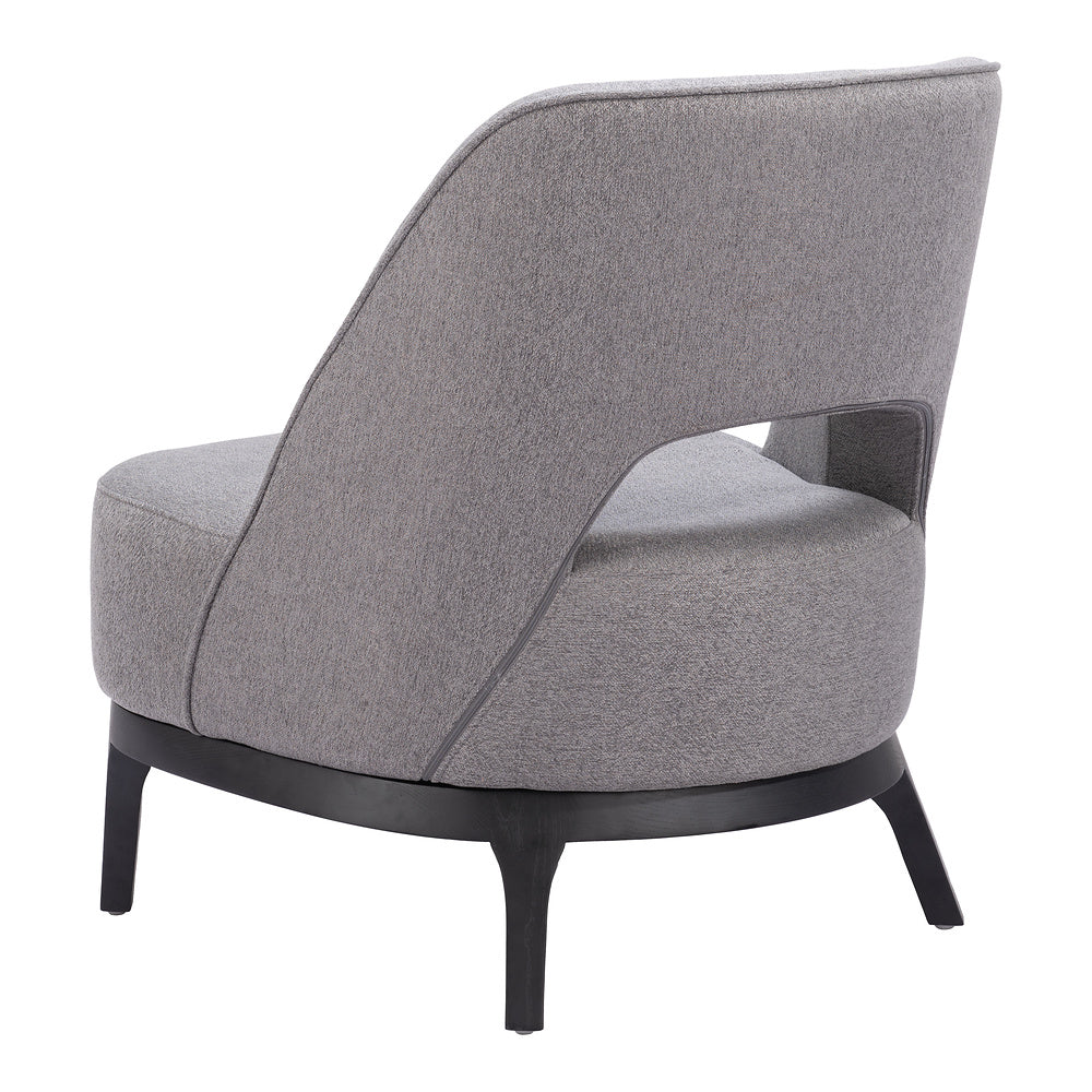 Sillón Ocasional para Sala de Espera - ZUO MISTLEY - Gris - Asiento y Respaldo Tapizados