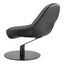 Sillón Ocasional para Sala de Espera - ZUO POOLE - Negro - Asiento y Respaldo Tapizados en Piel Sintética