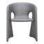 Silla Comercial para Desayunador - ZUO ROSYTH - Gris Pizarra - Asiento y Respaldo Tapizados en Lino Sintético