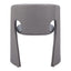 Silla Comercial para Desayunador - ZUO ROSYTH - Gris Pizarra - Asiento y Respaldo Tapizados en Lino Sintético