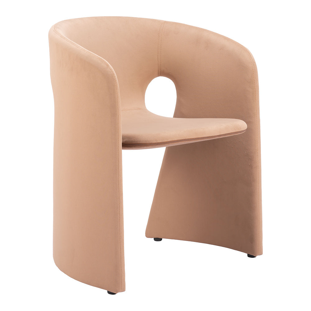 Silla Comercial para Desayunador - ZUO ROSYTH - Camel - Asiento y Respaldo Tapizados