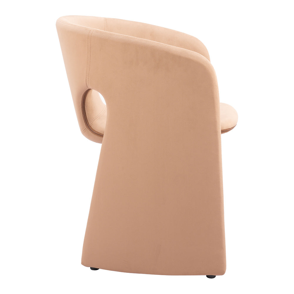 Silla Comercial para Desayunador - ZUO ROSYTH - Camel - Asiento y Respaldo Tapizados