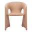 Silla Comercial para Desayunador - ZUO ROSYTH - Camel - Asiento y Respaldo Tapizados
