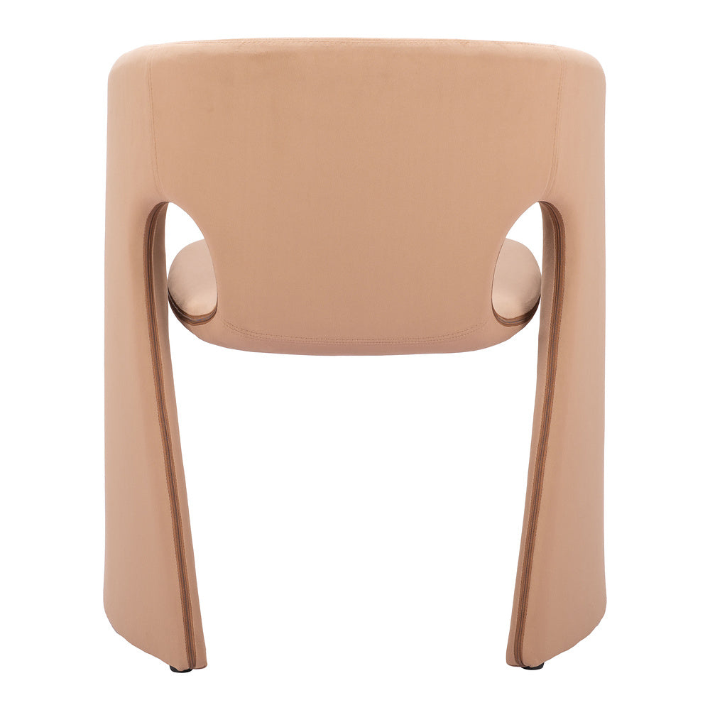 Silla Comercial para Desayunador - ZUO ROSYTH - Camel - Asiento y Respaldo Tapizados