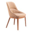 Silla Comercial para Bistró - ZUO AYR - Camel - Asiento y Respaldo Tapizados
