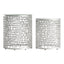 Mesa Auxiliar para Área de Descanso - ZUO REDEN - Plata - Cubierta de Espejo y Estructura de Aluminio Pintado