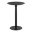 Mesa Mostrador para Barra de Hotel - ZUO DERRY - Negro - Cubierta de MDF Símil Madera y Estructura de Acero con Recubrimiento en Polvo