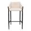 Banco Alto para Restaurante - ZUO ANDOVER - Beige - Asiento y Respaldo Tapizados