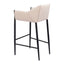 Banco Alto para Restaurante - ZUO ANDOVER - Beige - Asiento y Respaldo Tapizados