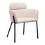 Silla Comercial para Cafetería - ZUO BREMOR - Beige - Asiento y Respaldo Tapizados