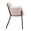 Silla Comercial para Cafetería - ZUO BREMOR - Beige - Asiento y Respaldo Tapizados