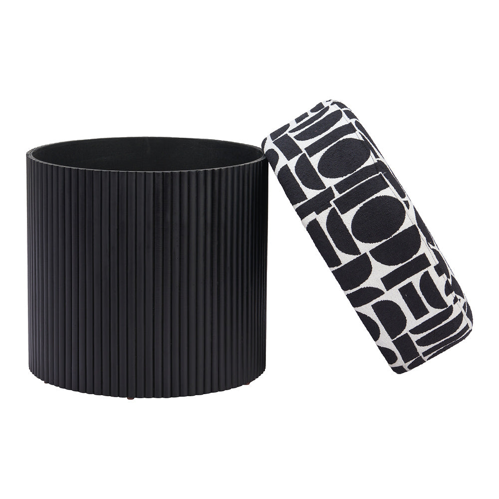 Otomán para Boutique - ZUO BOTO - Varios Colores - Tapizado en Tejido Texturizado
