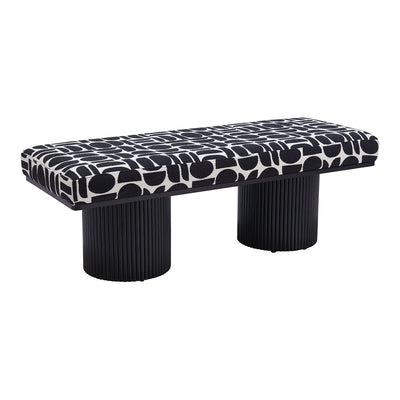 Banca para Sala de Espera 2 Plazas - ZUO BOTOIA - Varios Colores - Asiento y Respaldo Tapizados en Tejido Texturizado