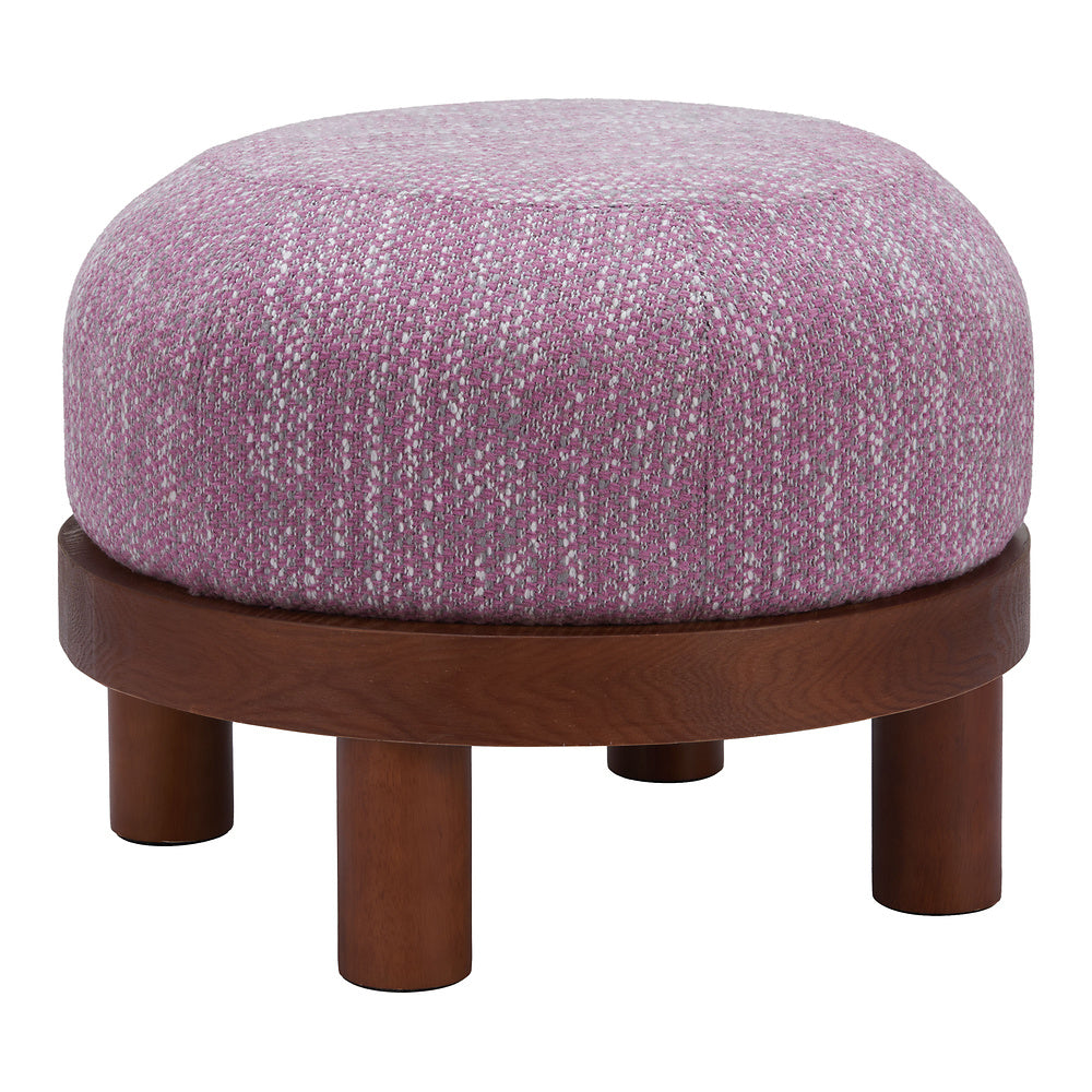 Otomán para Hotel - ZUO GOME - Varios Colores - Tapizado en Tejido Texturizado - Morado Glicina