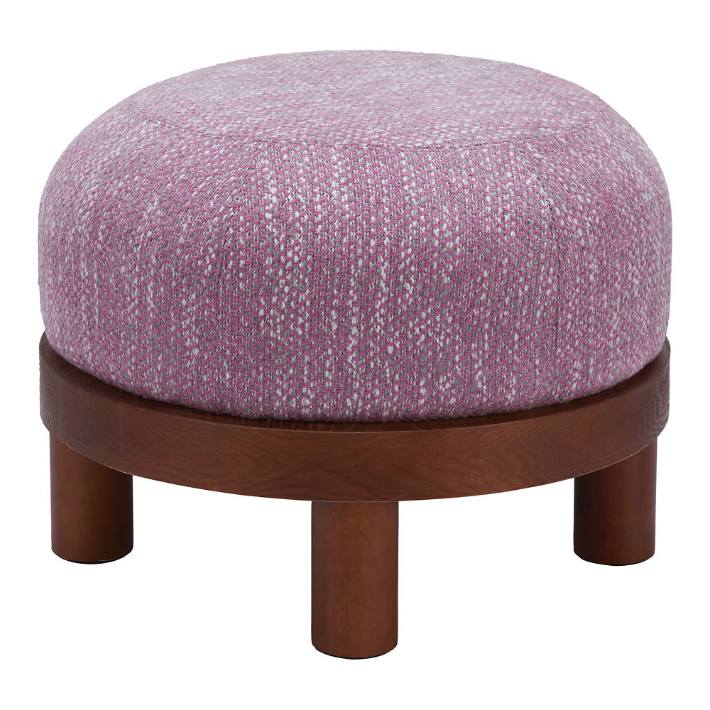 Otomán para Hotel - ZUO GOME - Varios Colores - Tapizado en Tejido Texturizado - Morado Glicina