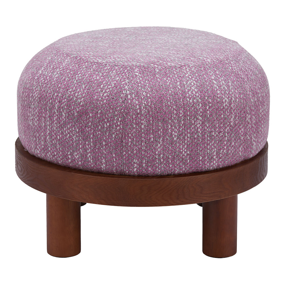 Otomán para Hotel - ZUO GOME - Varios Colores - Tapizado en Tejido Texturizado - Morado Glicina