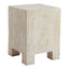 Mesa Auxiliar para Área de Descanso - ZUO KITARA - Beige - Cubierta de Óxido de Magnesio Símil Piedra y Estructura de Óxido de Magnesio