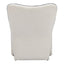 Sillón Ocasional para Spa - ZUO NOVO - Marfil - Asiento y Respaldo Tapizados en Tejido Texturizado