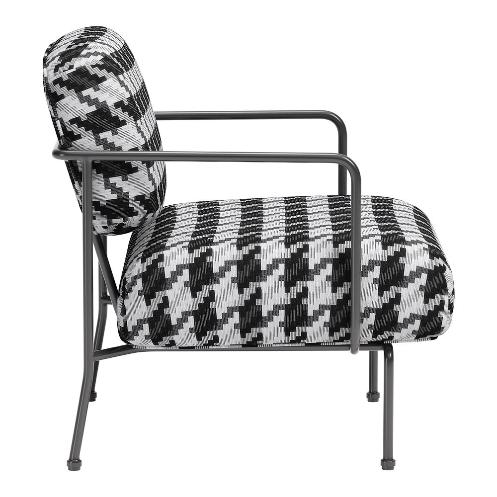 Sillón Ocasional para Área de Descanso - ZUO ULET - Multicolor - Asiento y Respaldo Tapizados en Tejido Texturizado