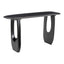Mesa Consola para Coworking - ZUO ARASAN - Negro - Cubierta de Madera de Acacia Pintada y Estructura de Madera de Acacia