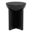 Mesa Auxiliar para Habitación de Hotel - ZUO TUME - Negro - Cubierta de Madera de Mango Pintada y Estructura de Madera de Mango