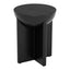 Mesa Auxiliar para Habitación de Hotel - ZUO TUME - Negro - Cubierta de Madera de Mango Pintada y Estructura de Madera de Mango