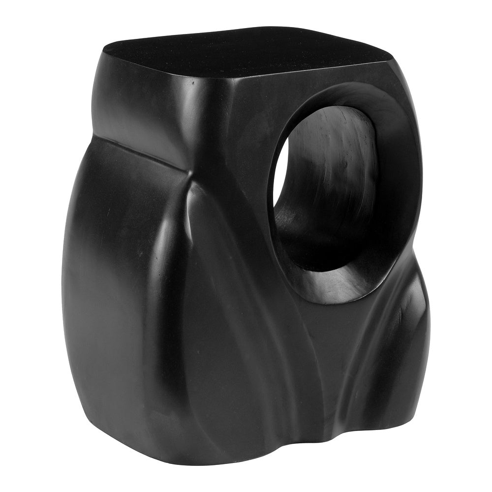 Mesa Auxiliar para Coworking - ZUO TRUNG - Negro - Cubierta de Madera de Mango Pintada y Estructura de Madera de Mango