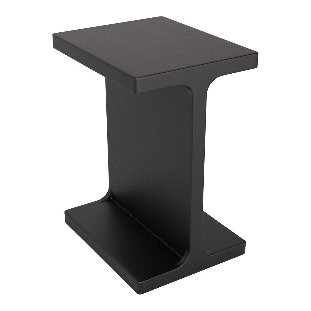 Mesa Auxiliar para Consultorio - ZUO BAMA - Negro - Cubierta de Madera de Mango Pintada y Estructura de Madera de Mango