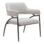 Sillón Ocasional para Salón de Belleza - ZUO VESTERBORO - Gris - Asiento y Respaldo Tapizados en Tejido Texturizado