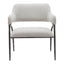 Sillón Ocasional para Salón de Belleza - ZUO VESTERBORO - Gris - Asiento y Respaldo Tapizados en Tejido Texturizado