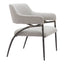 Sillón Ocasional para Salón de Belleza - ZUO VESTERBORO - Gris - Asiento y Respaldo Tapizados en Tejido Texturizado