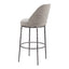 Banco Alto para Pub - ZUO NORDHAVN - Varios Colores - Asiento y Respaldo Tapizados en Tejido Texturizado - Gris