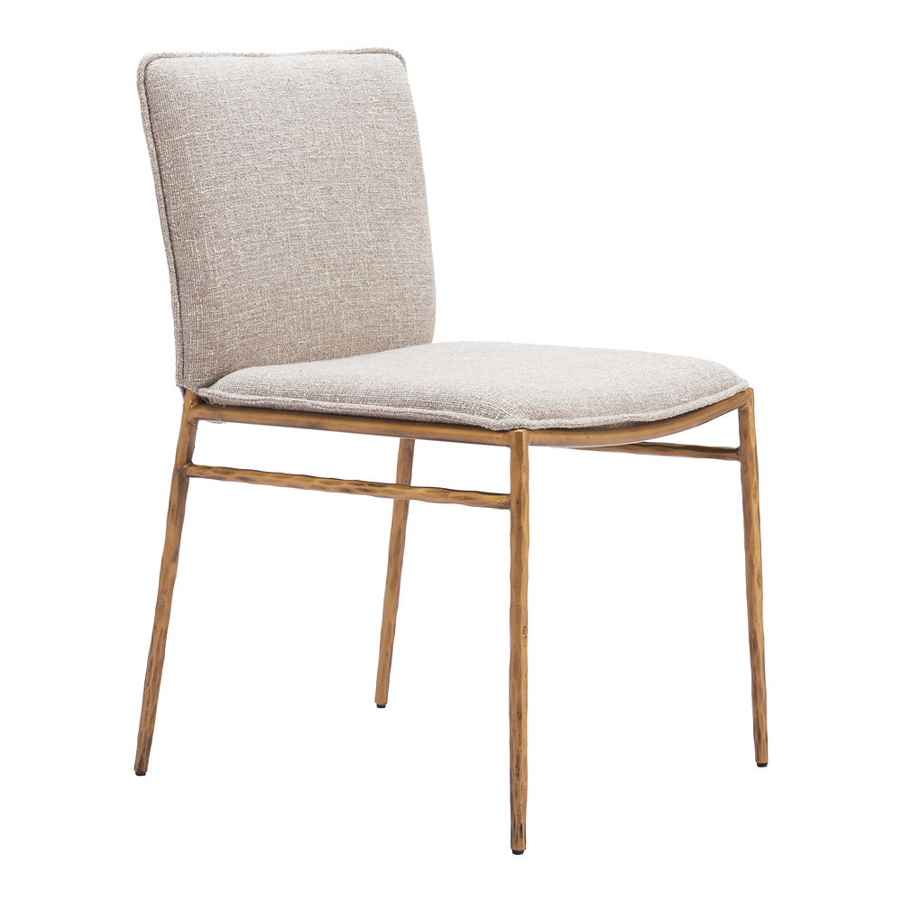 Silla Comercial para Cafetería - ZUO NORDVEST - Varios Colores - Asiento y Respaldo Tapizados en Tejido Texturizado