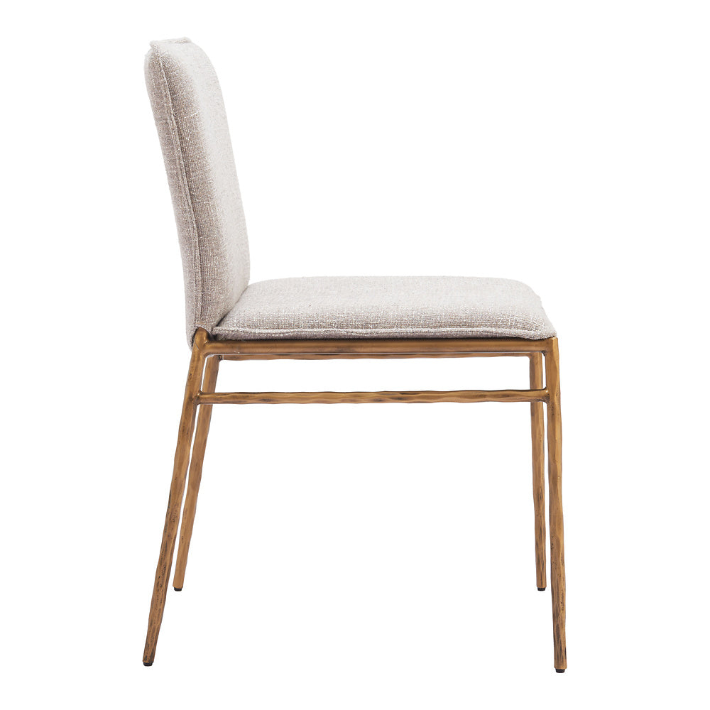 Silla Comercial para Cafetería - ZUO NORDVEST - Varios Colores - Asiento y Respaldo Tapizados en Tejido Texturizado