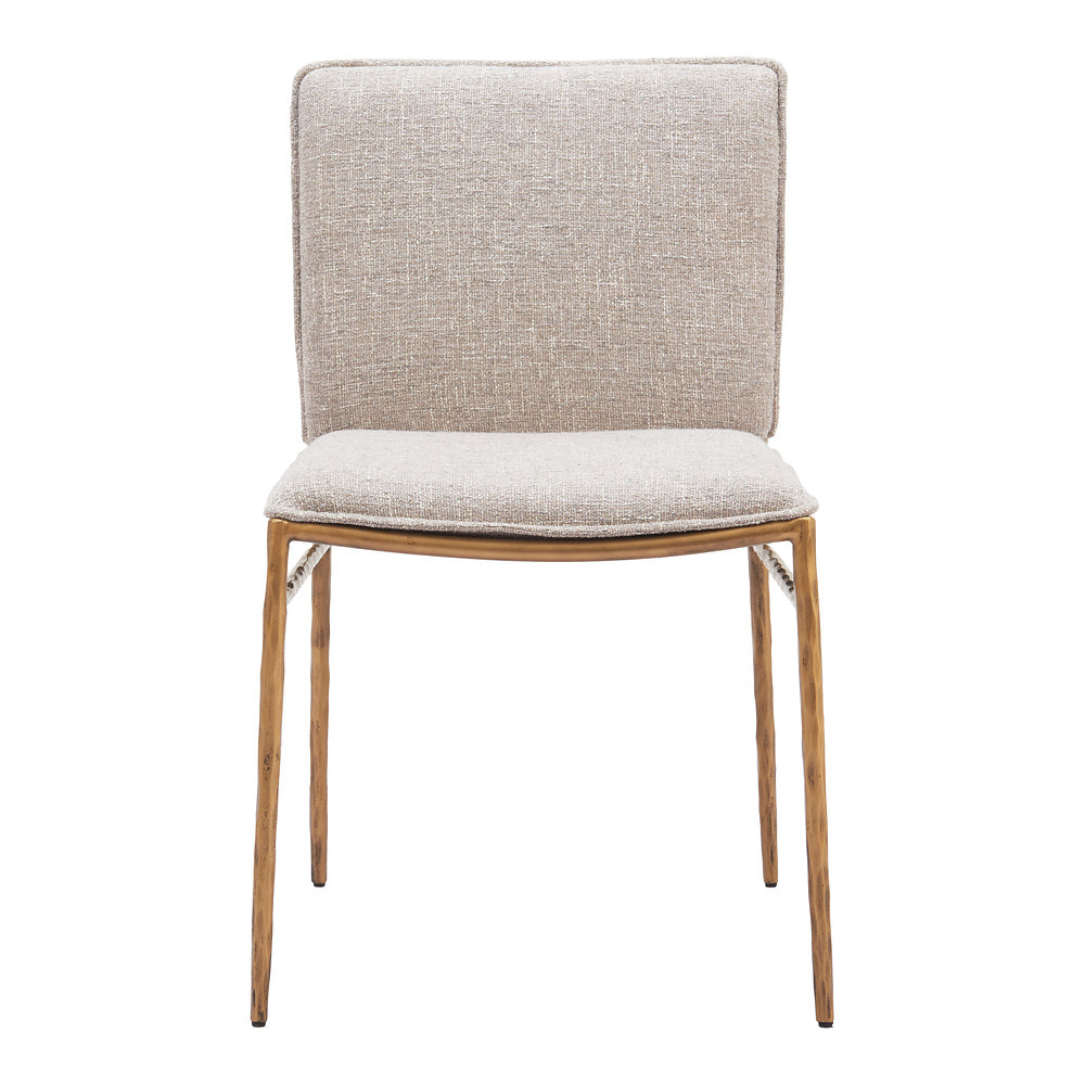 Silla Comercial para Cafetería - ZUO NORDVEST - Varios Colores - Asiento y Respaldo Tapizados en Tejido Texturizado