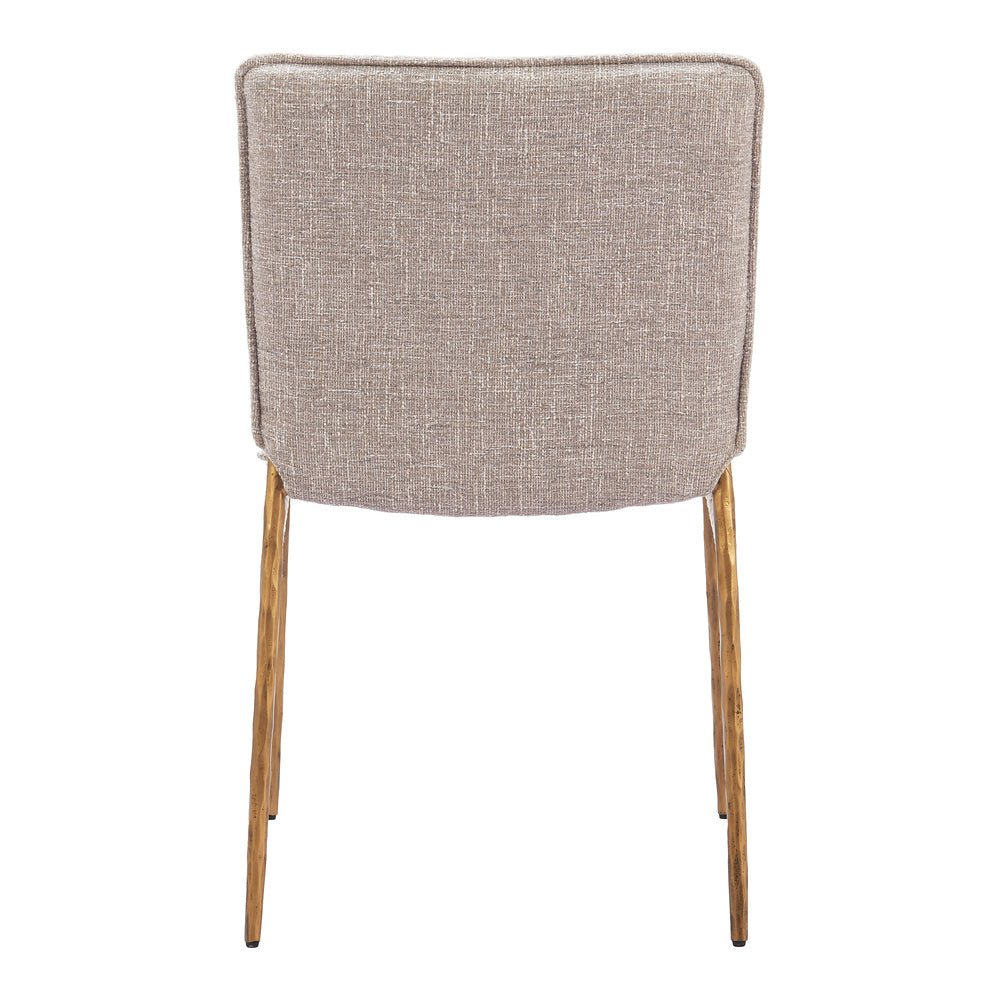 Silla Comercial para Cafetería - ZUO NORDVEST - Varios Colores - Asiento y Respaldo Tapizados en Tejido Texturizado