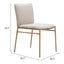 Silla Comercial para Cafetería - ZUO NORDVEST - Varios Colores - Asiento y Respaldo Tapizados en Tejido Texturizado