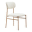 Silla Comercial para Comedor de Empresa - ZUO SYDHAVNEN - Varios Colores - Asiento y Respaldo Tapizados en Tejido Texturizado