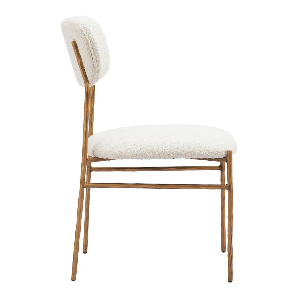 Silla Comercial para Comedor de Empresa - ZUO SYDHAVNEN - Varios Colores - Asiento y Respaldo Tapizados en Tejido Texturizado