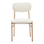 Silla Comercial para Comedor de Empresa - ZUO SYDHAVNEN - Varios Colores - Asiento y Respaldo Tapizados en Tejido Texturizado