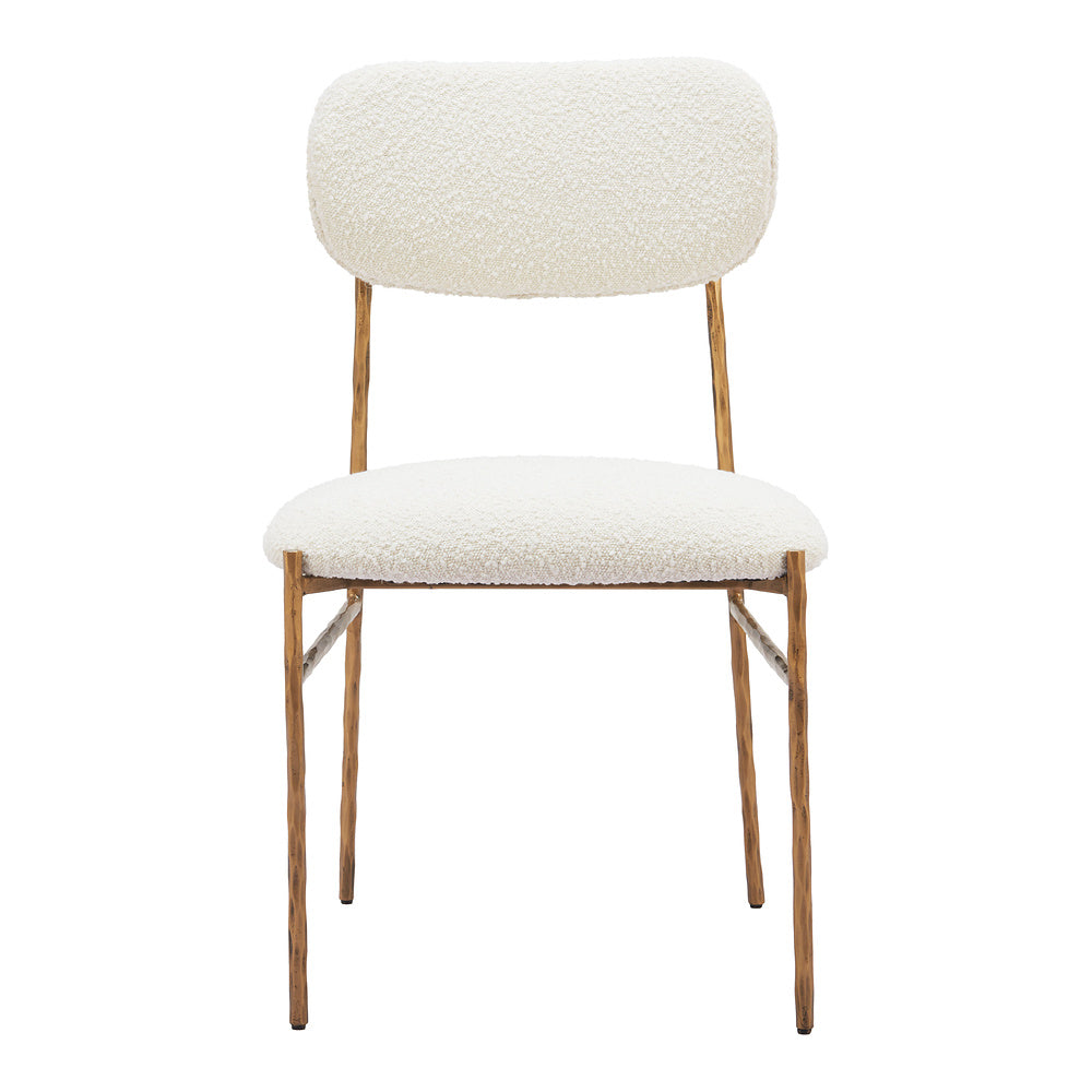 Silla Comercial para Comedor de Empresa - ZUO SYDHAVNEN - Varios Colores - Asiento y Respaldo Tapizados en Tejido Texturizado