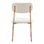 Silla Comercial para Comedor de Empresa - ZUO SYDHAVNEN - Varios Colores - Asiento y Respaldo Tapizados en Tejido Texturizado