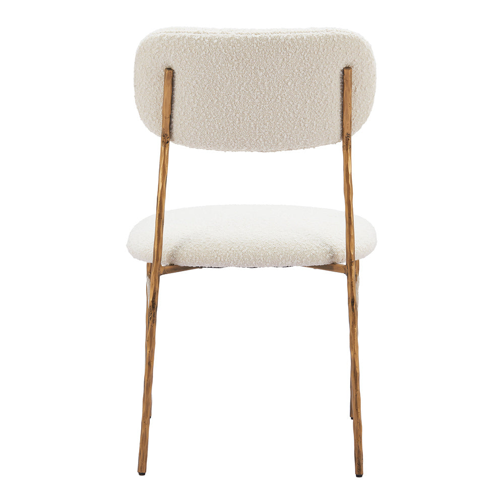 Silla Comercial para Comedor de Empresa - ZUO SYDHAVNEN - Varios Colores - Asiento y Respaldo Tapizados en Tejido Texturizado