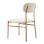 Silla Comercial para Comedor de Empresa - ZUO SYDHAVNEN - Varios Colores - Asiento y Respaldo Tapizados en Tejido Texturizado
