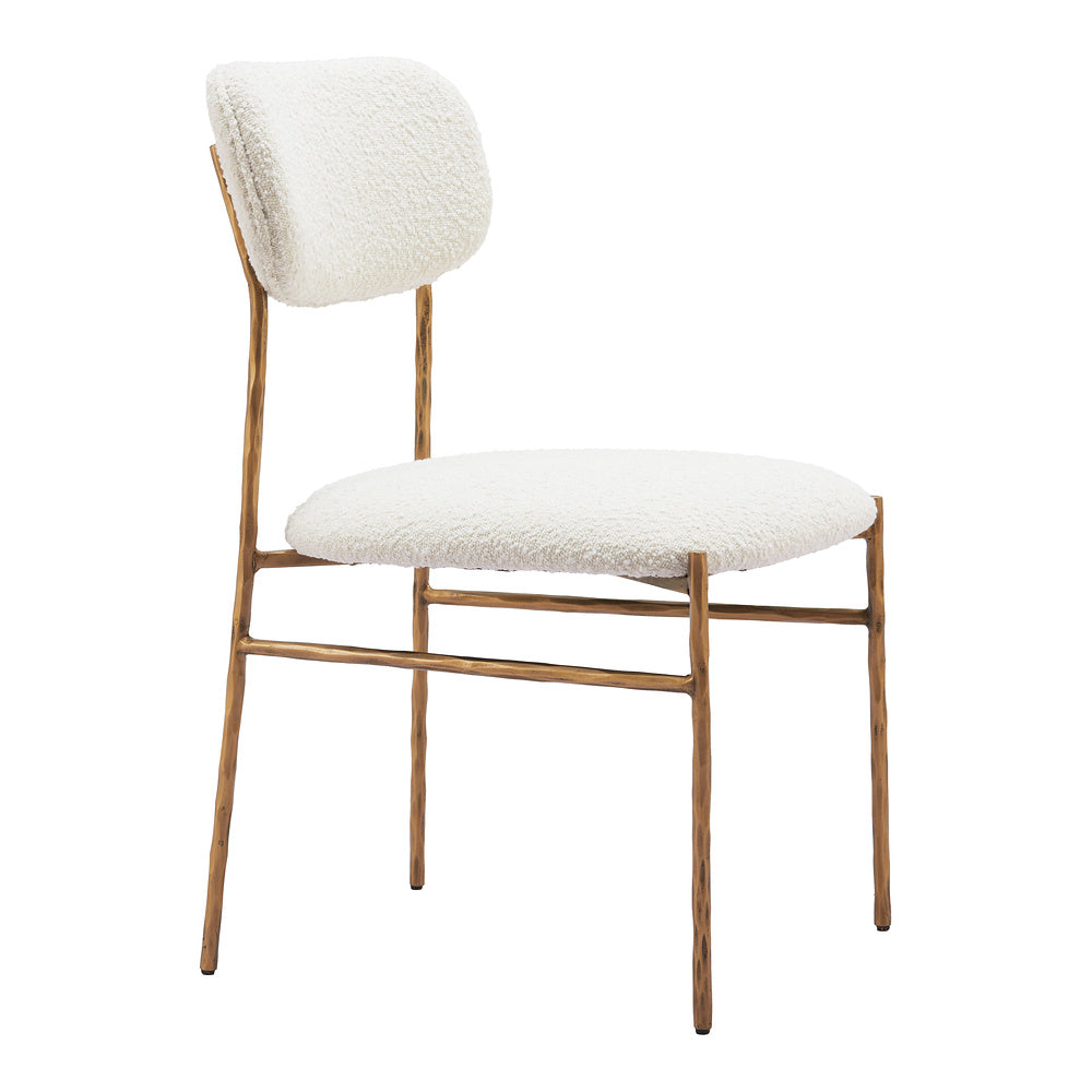 Silla Comercial para Comedor de Empresa - ZUO SYDHAVNEN - Varios Colores - Asiento y Respaldo Tapizados en Tejido Texturizado