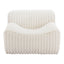 Sillón Ocasional para Recepción - ZUO OSTERBRO - Crema - Asiento y Respaldo Tapizados