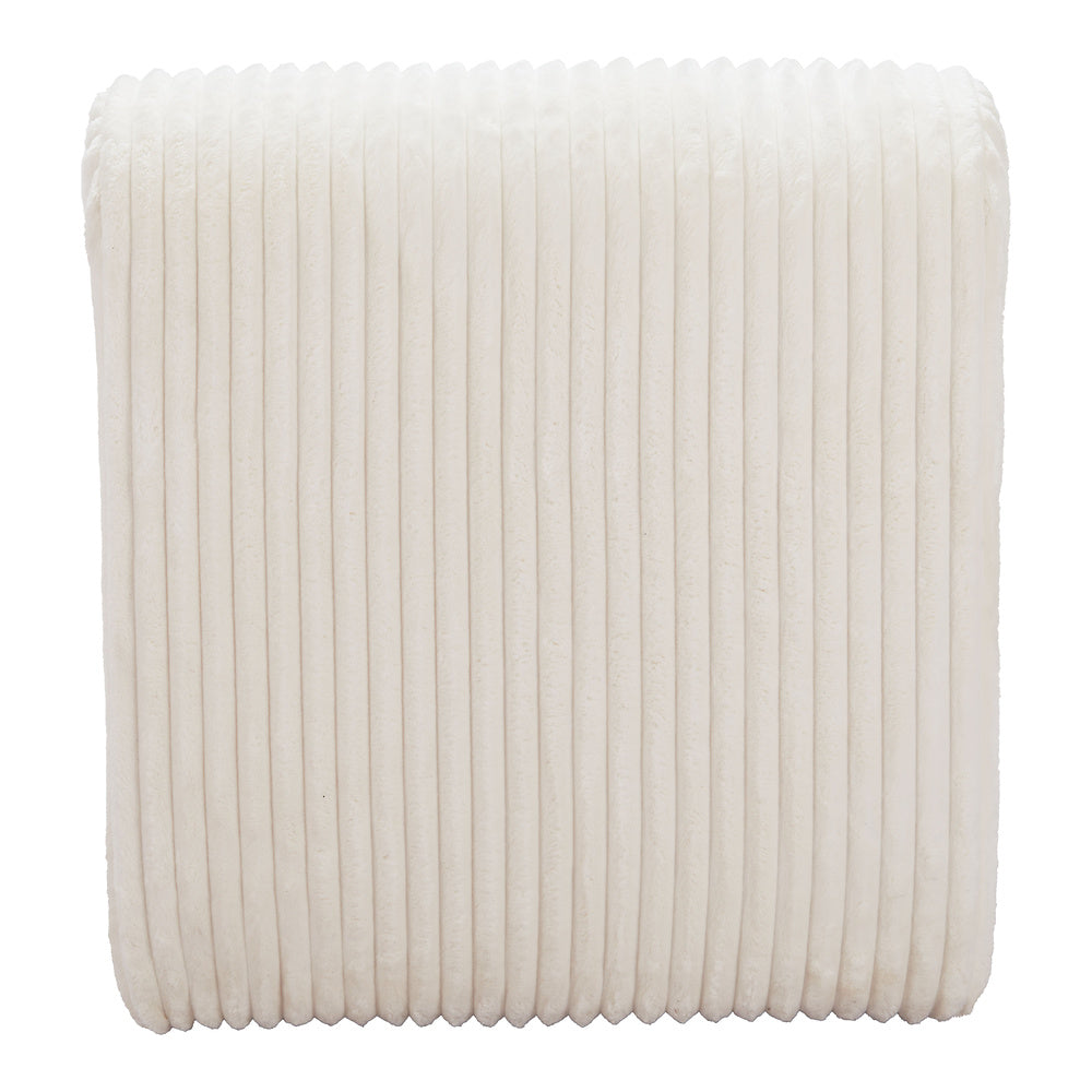 Sillón Ocasional para Salón de Belleza - ZUO OPAM - Blanco - Asiento y Respaldo Tapizados en Pana